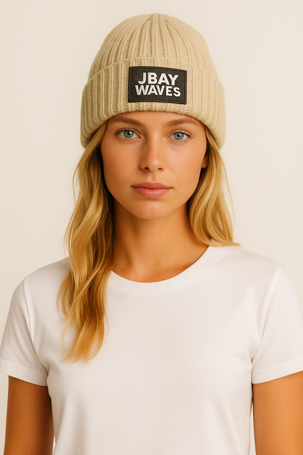 JBay Waves Surf Knit Beanie – Desert Tan